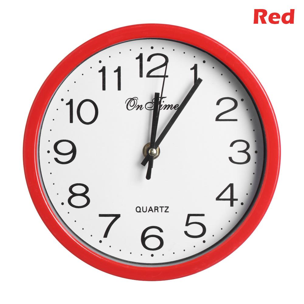 

1 PC Round Kitchen Home Decor Quartz Bell Silent Sweep Second Movement Wall Clock