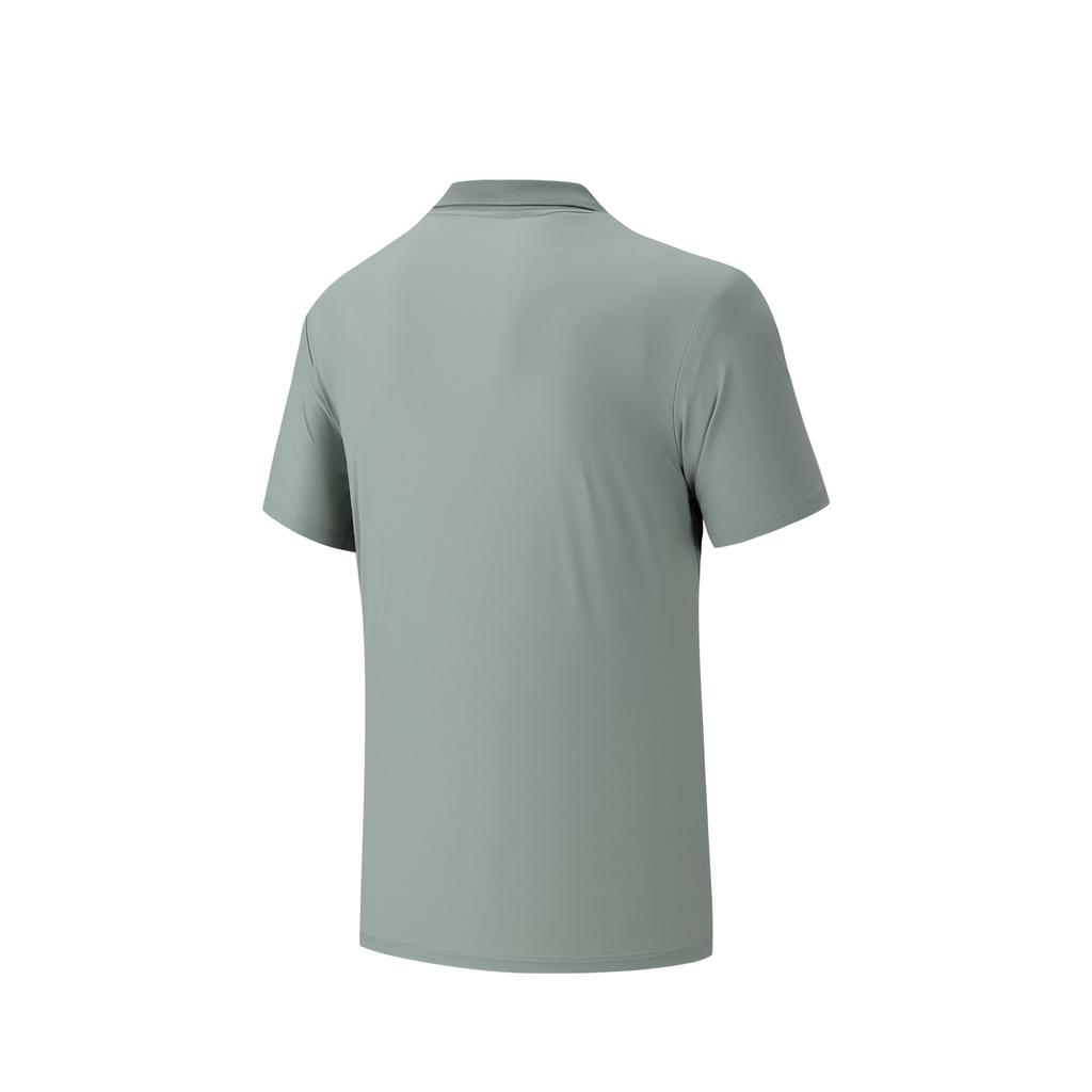 Anta Training Short Sleeve Polo Shirt Summer 2026 Men Tops Granite-Gray 952627120-2