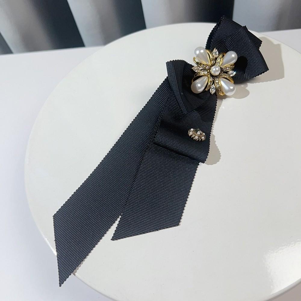 Choker Long Necktie Black Shirt Tie Retro Bow Tie  Women