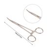 12.5/14/16/18 Cm Bent-Nose/Straight Curved Stainless Steel Locking Elbow Scissors Pliers Hemostatic Forceps Clamp Pliers