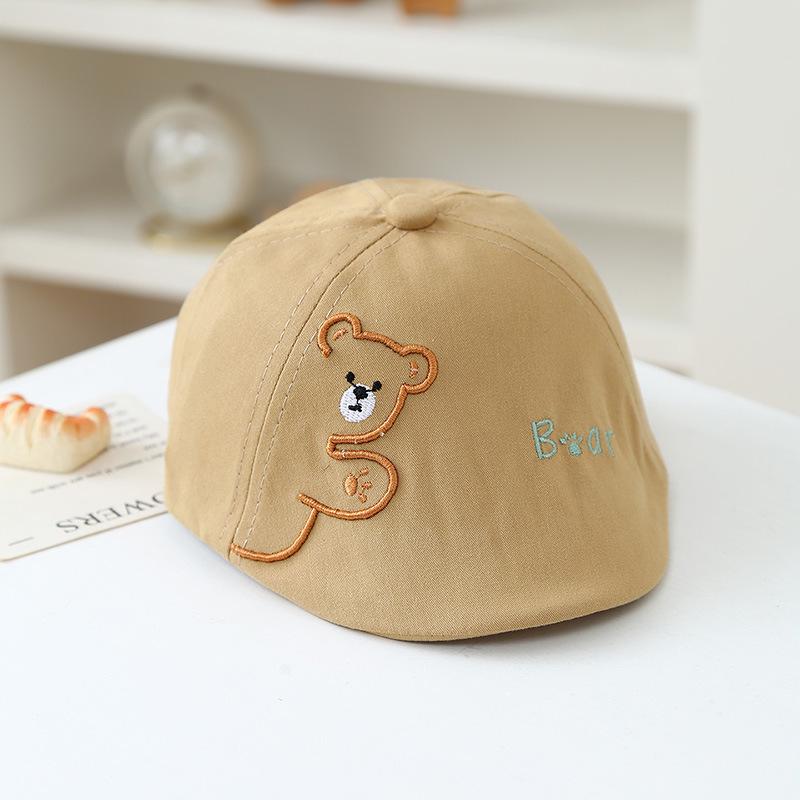 Children's Spring & Autumn Korean-Style Versatile Beret Hat - Trendy Duckbill Cap for Boys & Girls