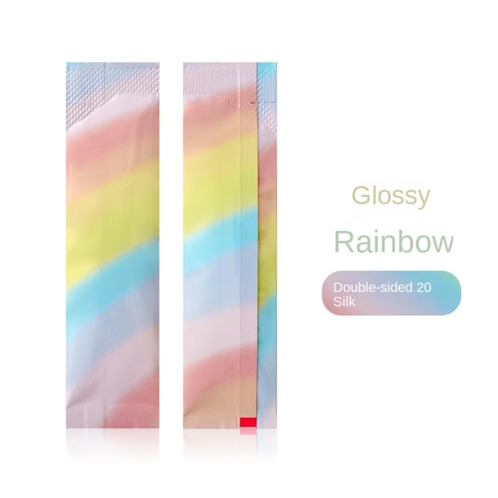 100pcs Rectangular Open Top Aluminum Foil Bag Disposable Long Strip Tea Bag Liquid Powder Subpackage Coffee Milk Cocoa