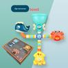 Suction Cup Baby Bath Toy: Spinning Water Sprayer with Pipes