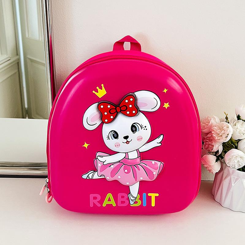 Adorable Cartoon Kids Backpack With Light Ideal For Preschoolers In Pink And Purple Colors