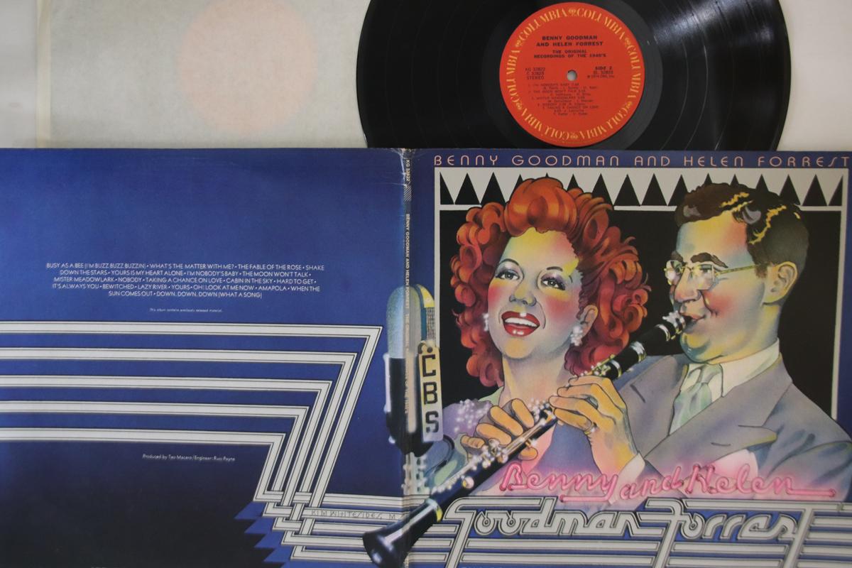 

LP Record BENNY GOODMAN, HELEN FORREST - Original Recordings Of The 1940 s KG32822 COLUMBIA 1974 US Jazz Used