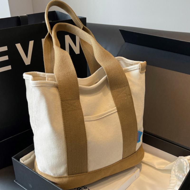 Simple Colorblock Crossbody Bag  Large Capacity Shoulder Bag Women's Casual Handbag & Tote Purse