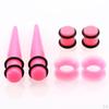 50 Count Acrylic Tapers And Plugs 14G-00G Silicone Ear Expander Kit