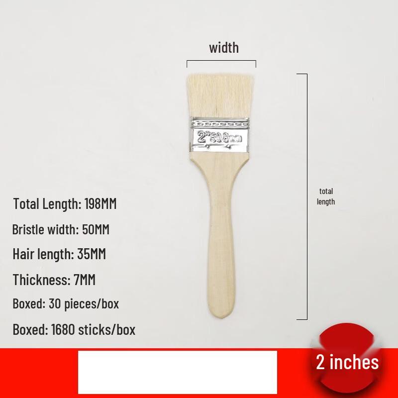 OEING Wooden Handle Wool Brush Set