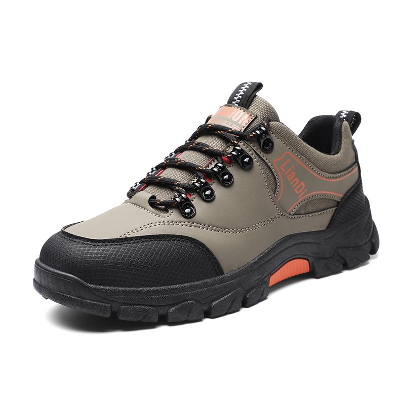 Autumn Hiking and Jogging Shoes New Men's Sports Hiking Shoes 2025 Men's Anti Slip Training Shoes Leather Outdoor Oversized 46