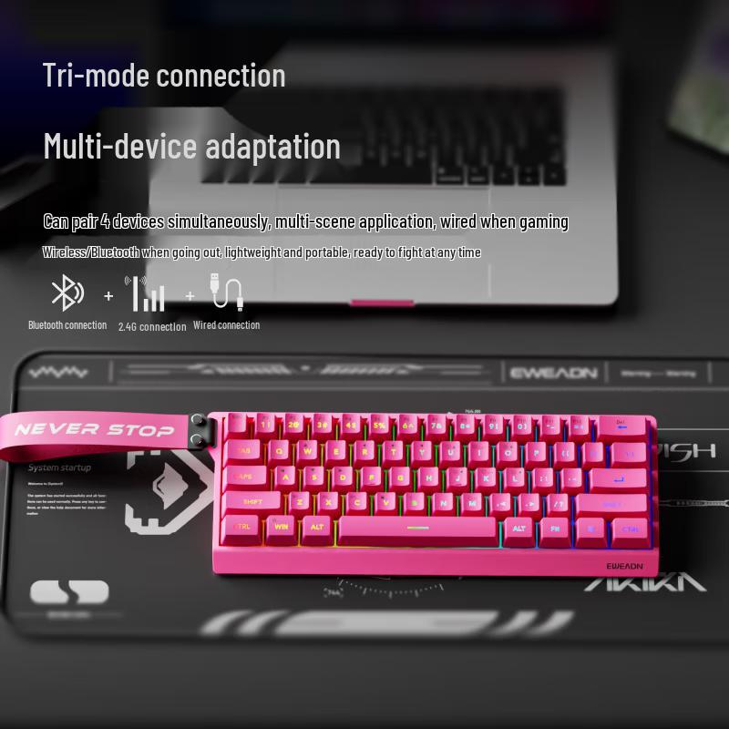 Qianxingzhe F61 Triple-Mode Membrane Keyboard