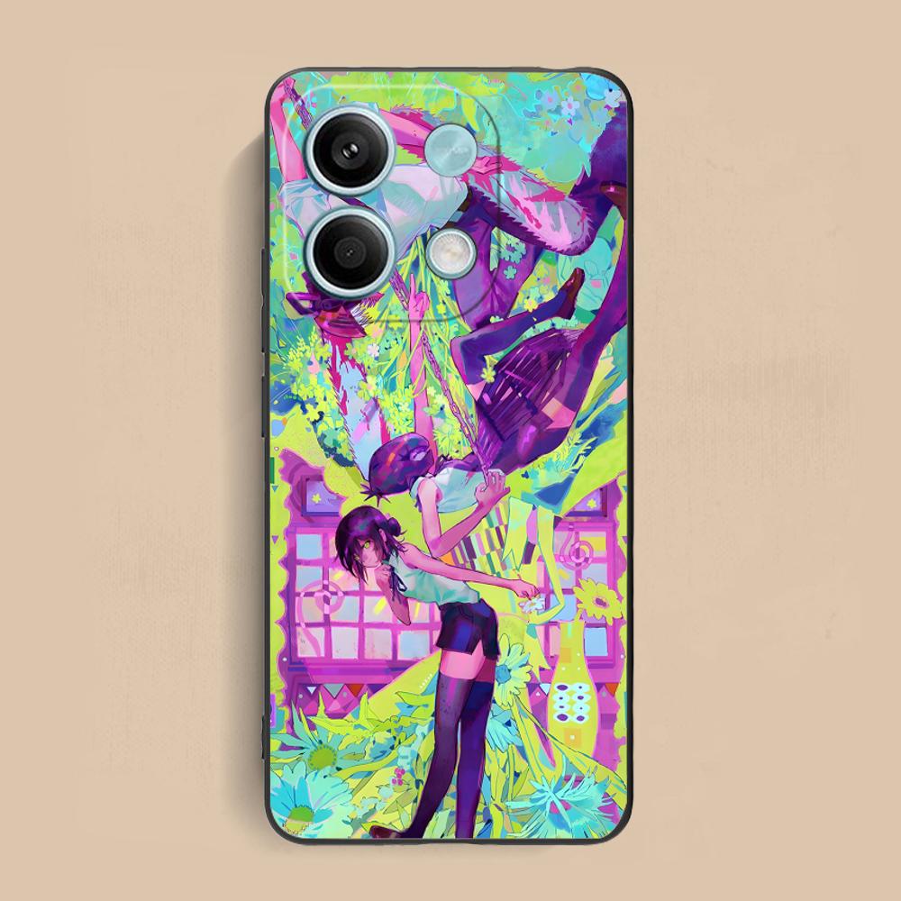 

Anime Chainsaw Matte TPU Mobile Phone Case for Xiaomi Redmi Note 14 13 12 11 S Pro Plus 4G 5G Colorful Printing Cover Redmi Note 11S 4G