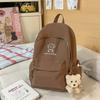 Schoolbag New Fashion Large Capacity Bear Printed Student Backpack High Value Female Junior High School Student Lightweight Versatile Backpack