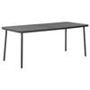 Maison Exclusive - Ensemble à manger de jardin 7 pcs Acier Gris foncé