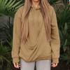 Fall Winter Hoodie Women Pet Pouch Hoodie, Oversized Hooded Sweatshirt with Kangaroo Pouch, Dog Cat Carrying Pullover Top for