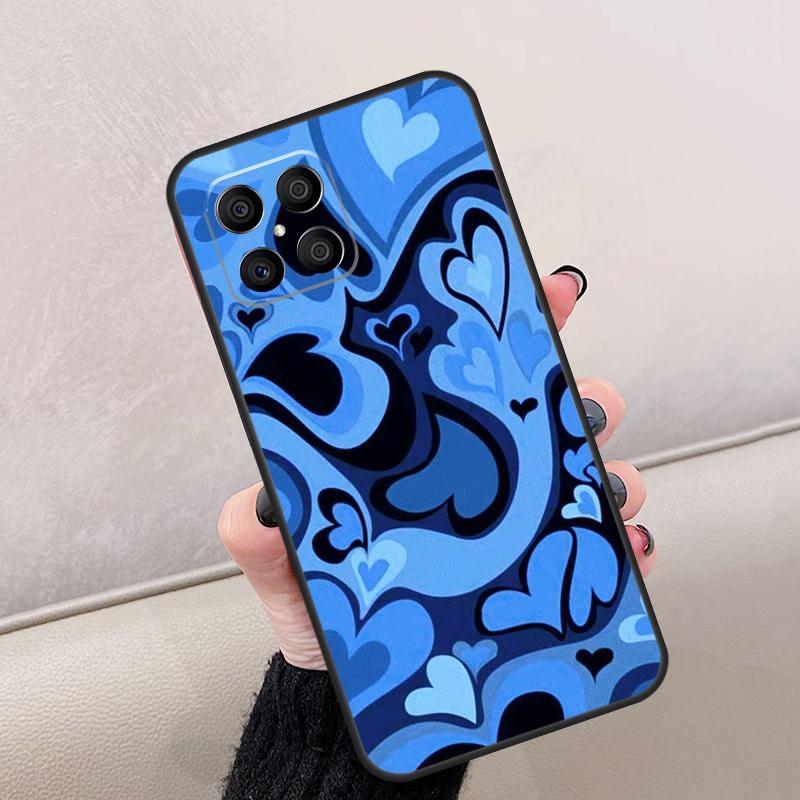 Brown Purple Hearts Swirl Pattern For Honor Magic 8 Pro 6 7 Lite Case For Honor Win RT 400 200 50 70 90 X8c X8b X9a X9b X9c X9d