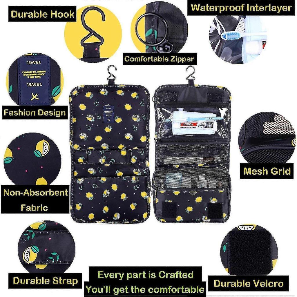 Kulturbeutel Multifunktionaler Kosmetikbeutel Tragbare Make-up-Tasche Wasserdicht Reise-Geschenk - PJ
