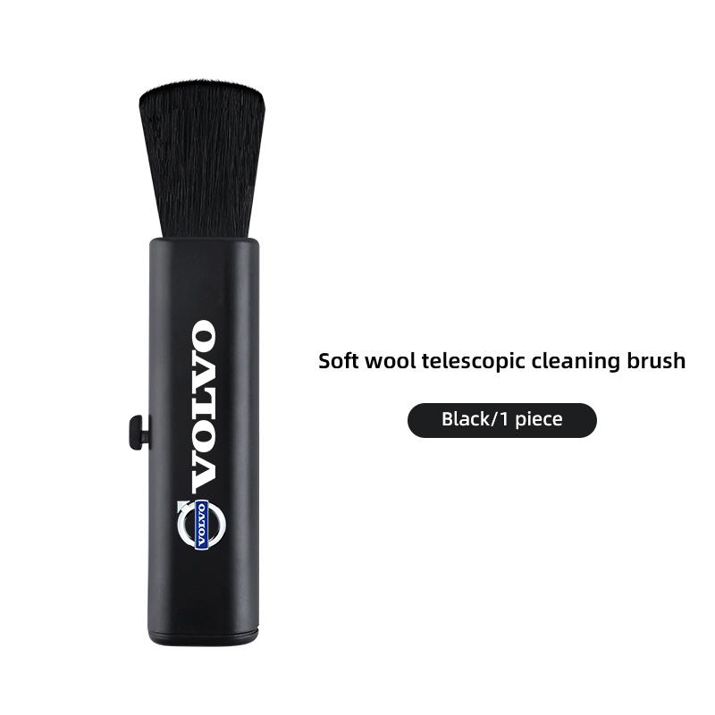 

Volvo Car Retractable Cleaning Soft Brush Interior Tool Accessories For XC60 XC40 C30 V50 T6 190h V70 XC90 V40 SC60 R XC S60 V60 чёрный