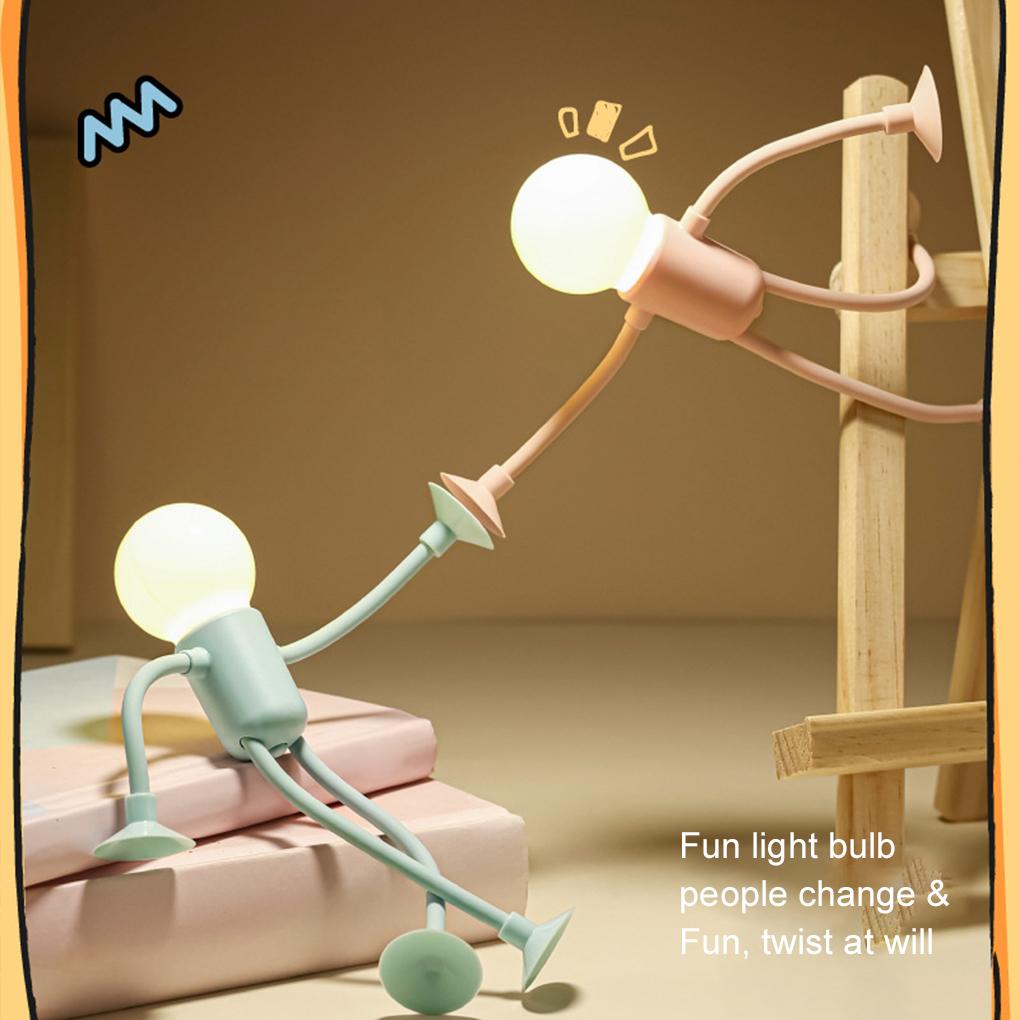 Funny Sportsman Night Light Enjoy Flexible Inverted And Suspended Athlete Designs Changeable Shape