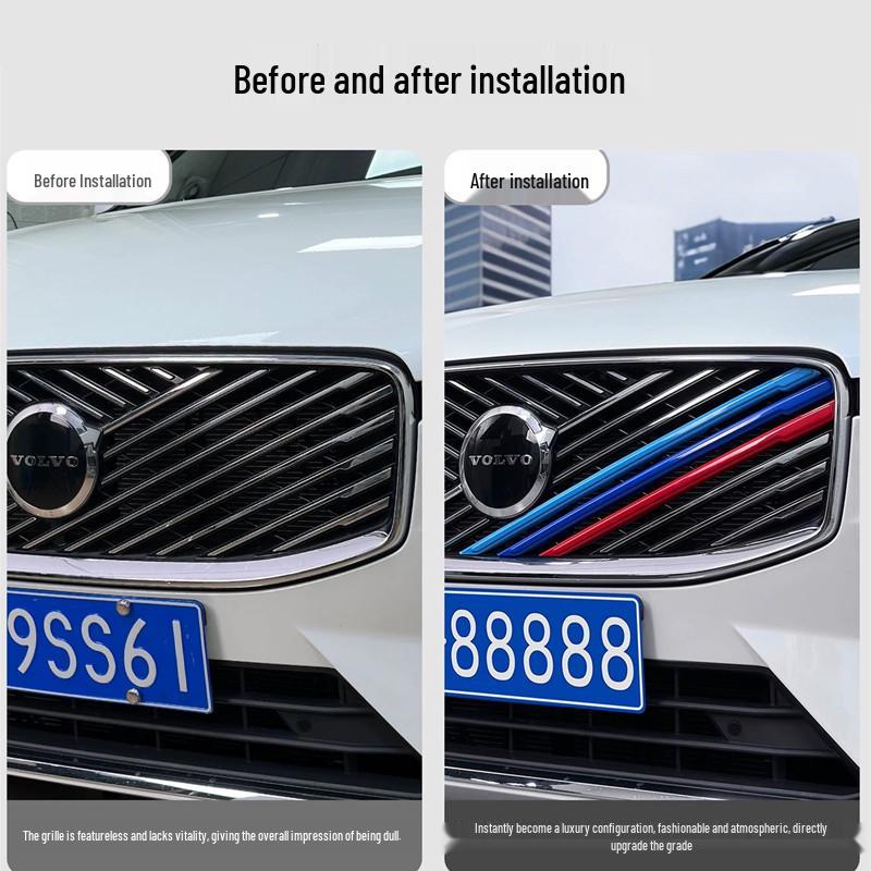 Three-Color Grille Trim for Volvo XC60/S90/XC90 (26 Models)