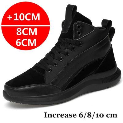 Stivali da Uomo Scarpe con Rialzo Scarpe con Tacco Nascosto Scarpe Rialzanti per Uomo Aumento Soletta Opzionale Scarpe Altezza Uomo