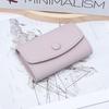 Fashion Short Style Genuine Leather Wallet Compact Size Large Capacity Coin Purse Simple Foldable Card Holder For Men and Women