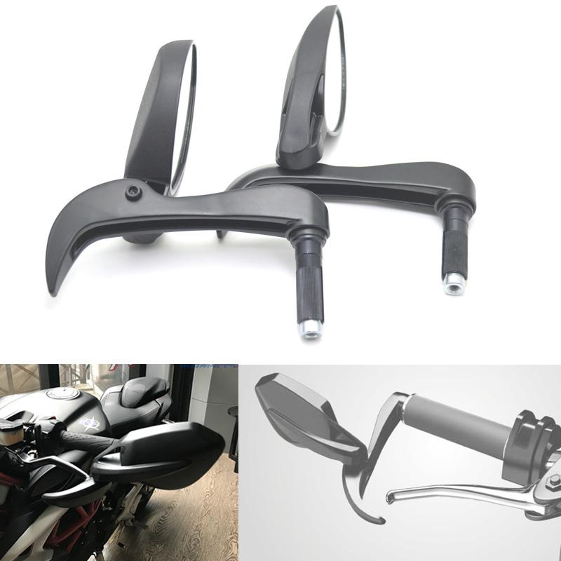 Motorcycle Hand Handguard Protection Brake Clutch Lever Pair Side Rear View Mirrors For Aprilia DORSODURO 750 900 1200 SHIVER750