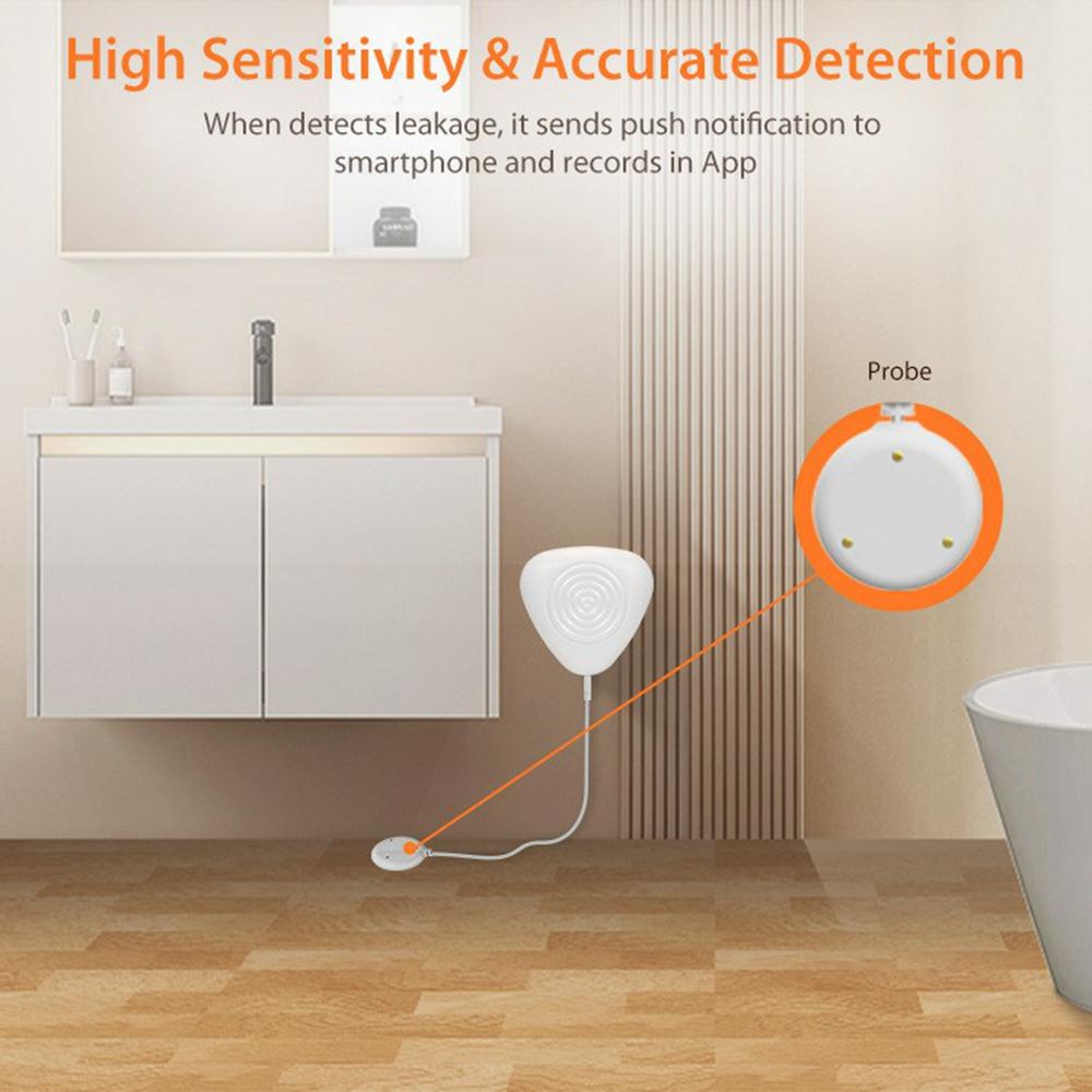 NEO NAS-WS11BH Tuya HomeKit and ZigBee Smart Water Leak Detector Alarm Sensor Wireless 2.4GHz for Home