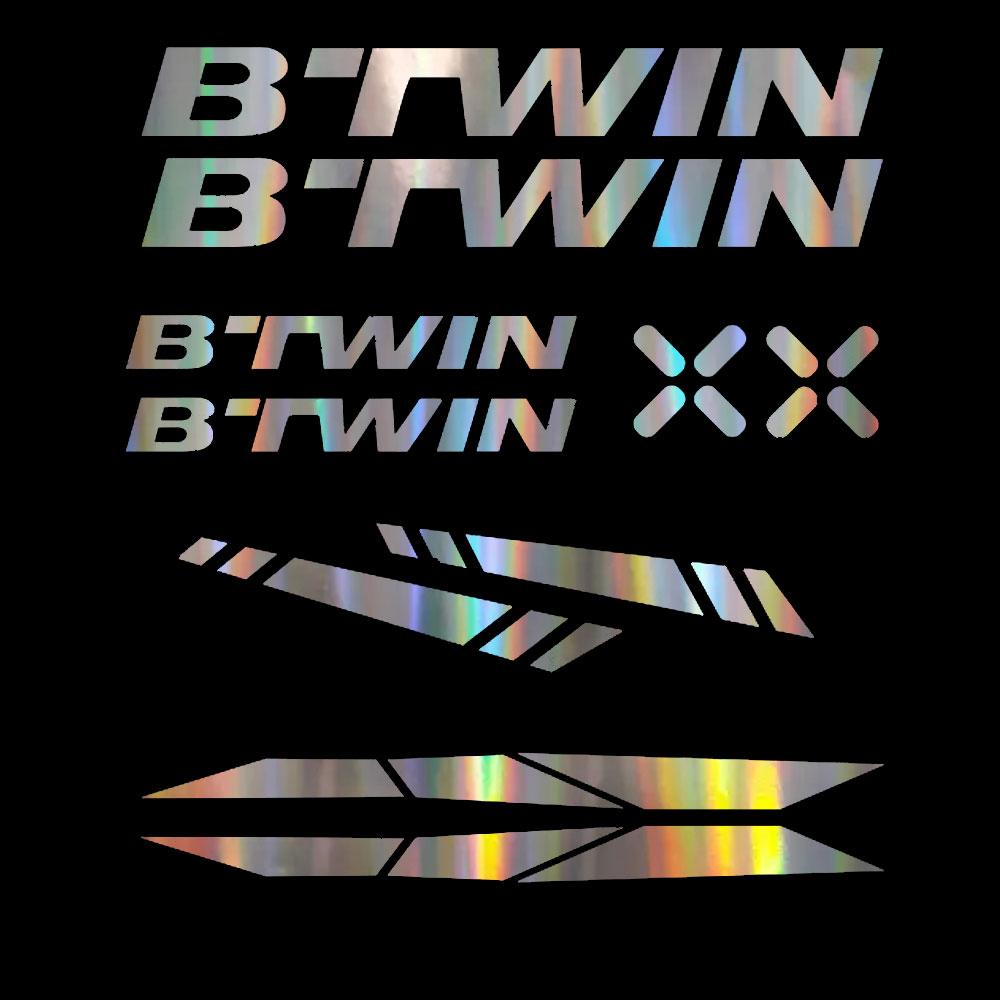 Kit stickers for b-twin bike High quality Sticker Decals Bike Logo Mountain Bike синий