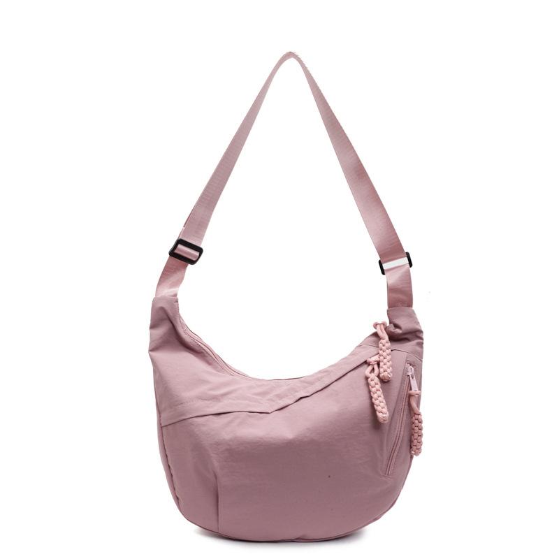 Dumpling bag women's bag messenger bag large-capacity commuter bag 2025 new shoulder sports leisure backpack cloth bag women