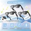 Sunscreen Smart Glasses AI Translation TF Card Bluetooth Conversation Recording Listening Music Smart Sunglasses Men Women HT30