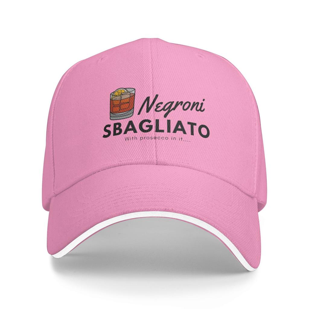 Negroni Sbagliato Sun Baseballkappe Sommer Paar Damen Druck Trucker-Kappe Verstellbar Lässig Outdoor Fitnessstudio Baseballkappen