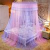 Summer New Luxury Mosquito Net Princess Elegant Bedding Curtains Dome Hanging Bedding Canopy Two-color Anti Insect Tent