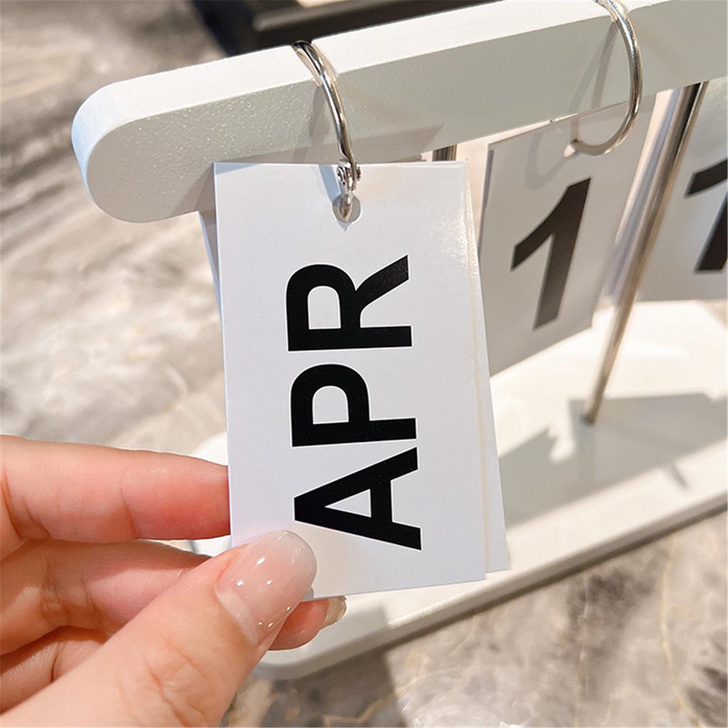 Desk Calendar Daily Mini Desk Calendar Planner Double Coil Binding Calendar Standing Flip Small Desktop Calendar Decor