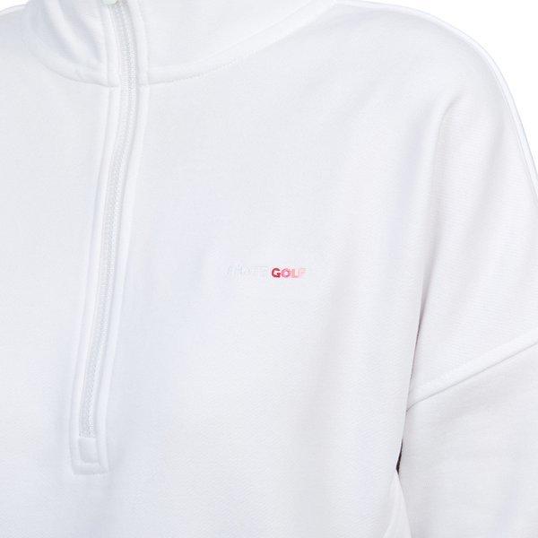 Zippor Golfwear Women S Half Zip Up Long Sleeve T ShirT Glm000011 Sno