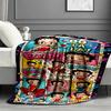 Betty Boop Print Blanket - Soft & Comfortable, for Bedroom, Travel, Sofa, Home Decoration - Birthday Christmas Gift for Friend