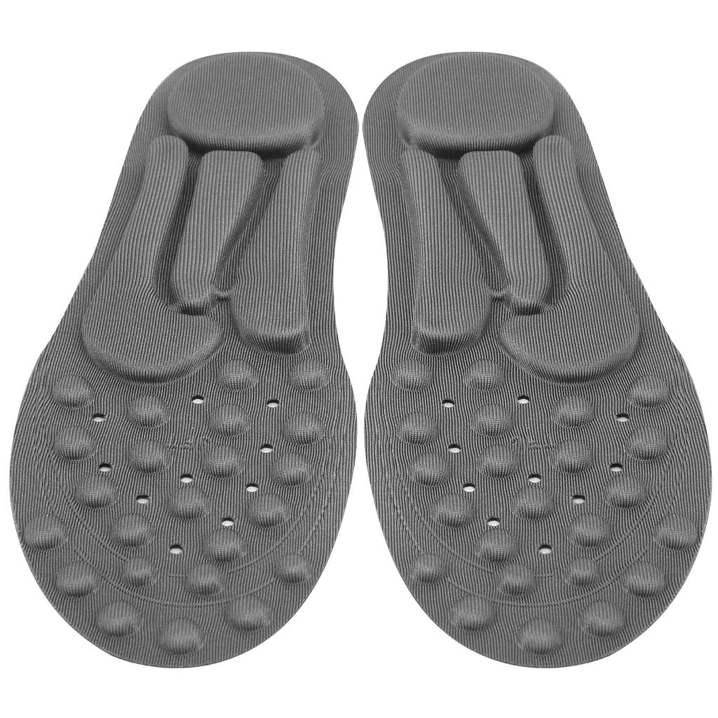 JFT Foot Massage Insole Therapy Breathable Inserts Cuttable Shoe Pads Gray for Men Women41 50