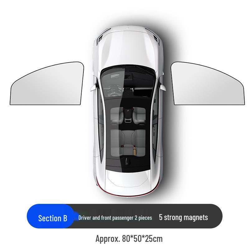Magnetic Car Sunshade | Heat Insulation & Privacy Shield for Side Windows