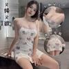 Fan Lei sexy underwear printed suspender women's tight skirt pure desire hot girl sexy qqny hip skirt 119