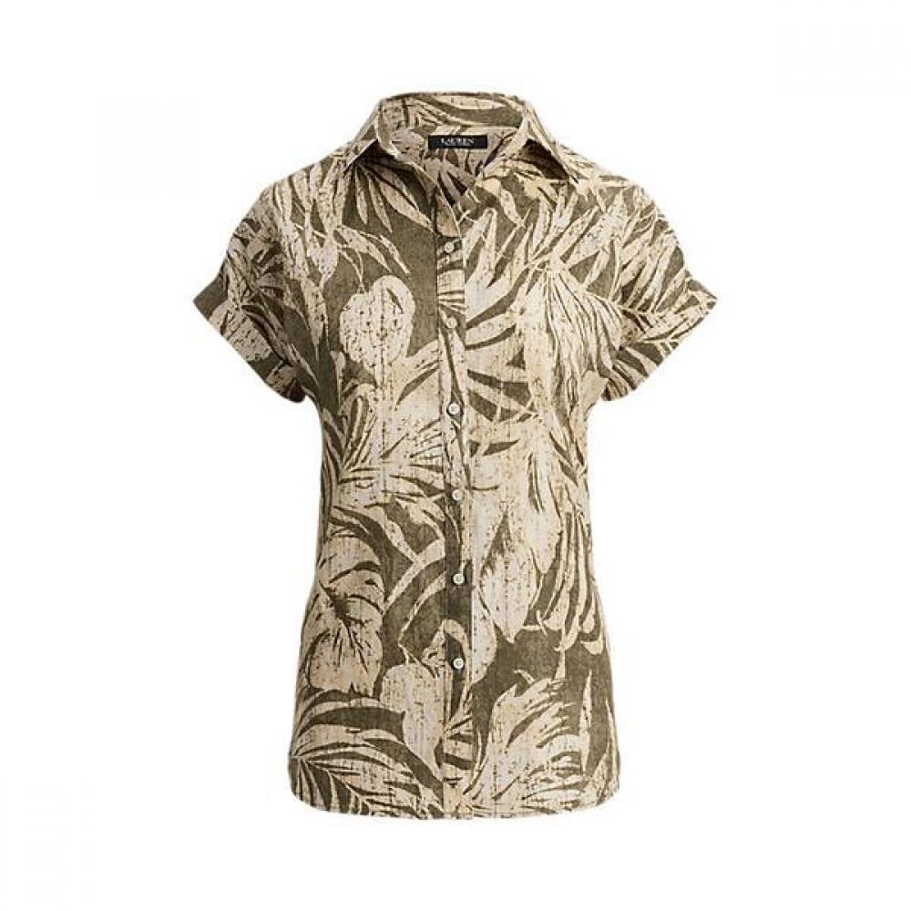 Рубашка с коротким рукавом и принтом Lauren Ralph Lauren свободного кроя Wmlrshtsn820152310 XS