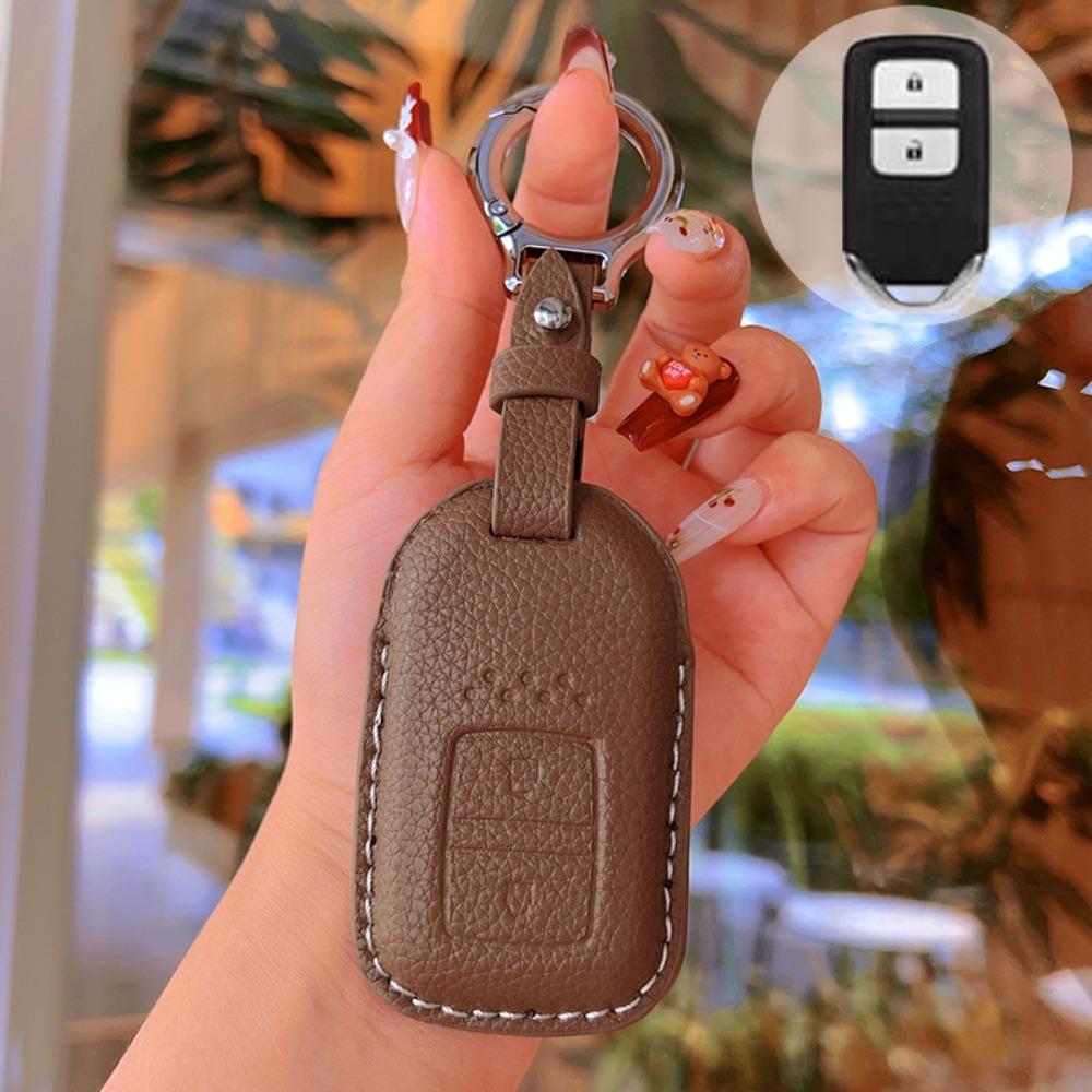 Handmade for Honda Accord Key Cover Genuine Leather Civic Key Case Car Accessories