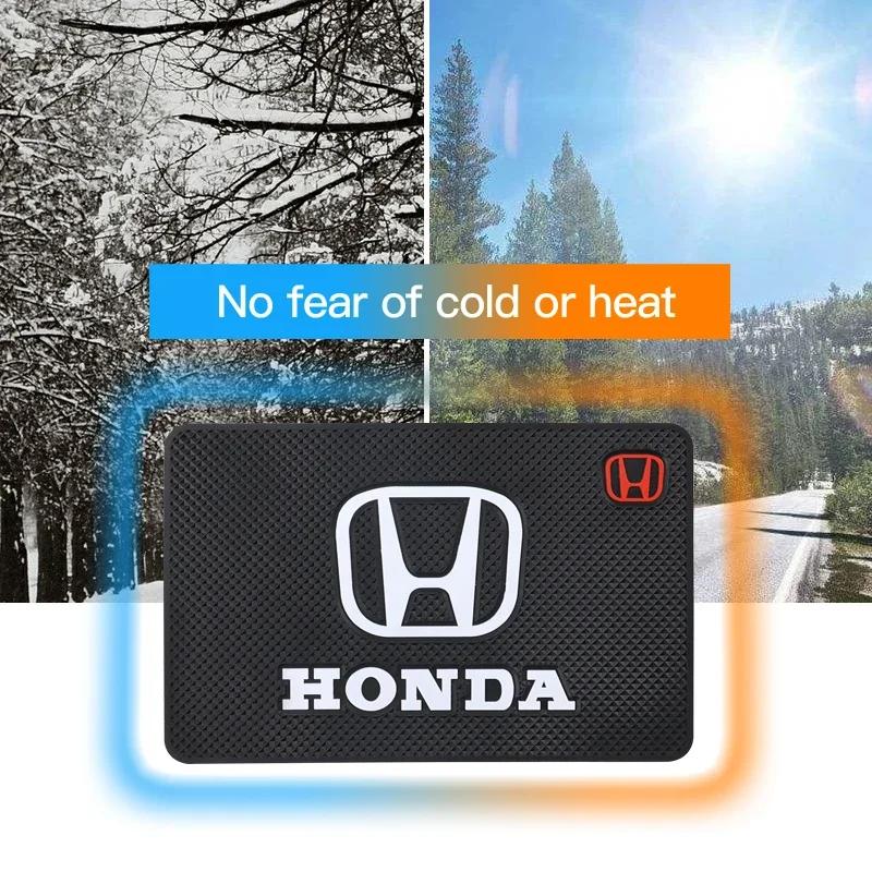 Vehicle Mobile Phone Non-Slip Pad Car Silicone Storage Mat For Honda Civic Fit Jazz Accord Pilot CRV Odyssey Passport City Shutt TP6