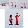 Magical Circus Pvc Figure Set Rabbit Clown Cartoon Cake Decoration 8 Characters 11cm