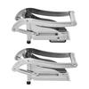 French Fry Cutter Stainless Steel Potato Chip Cutter with No-Slip Suction Base Versatile Vegetable Slicer for Potatoes Carrots Cucumbers
