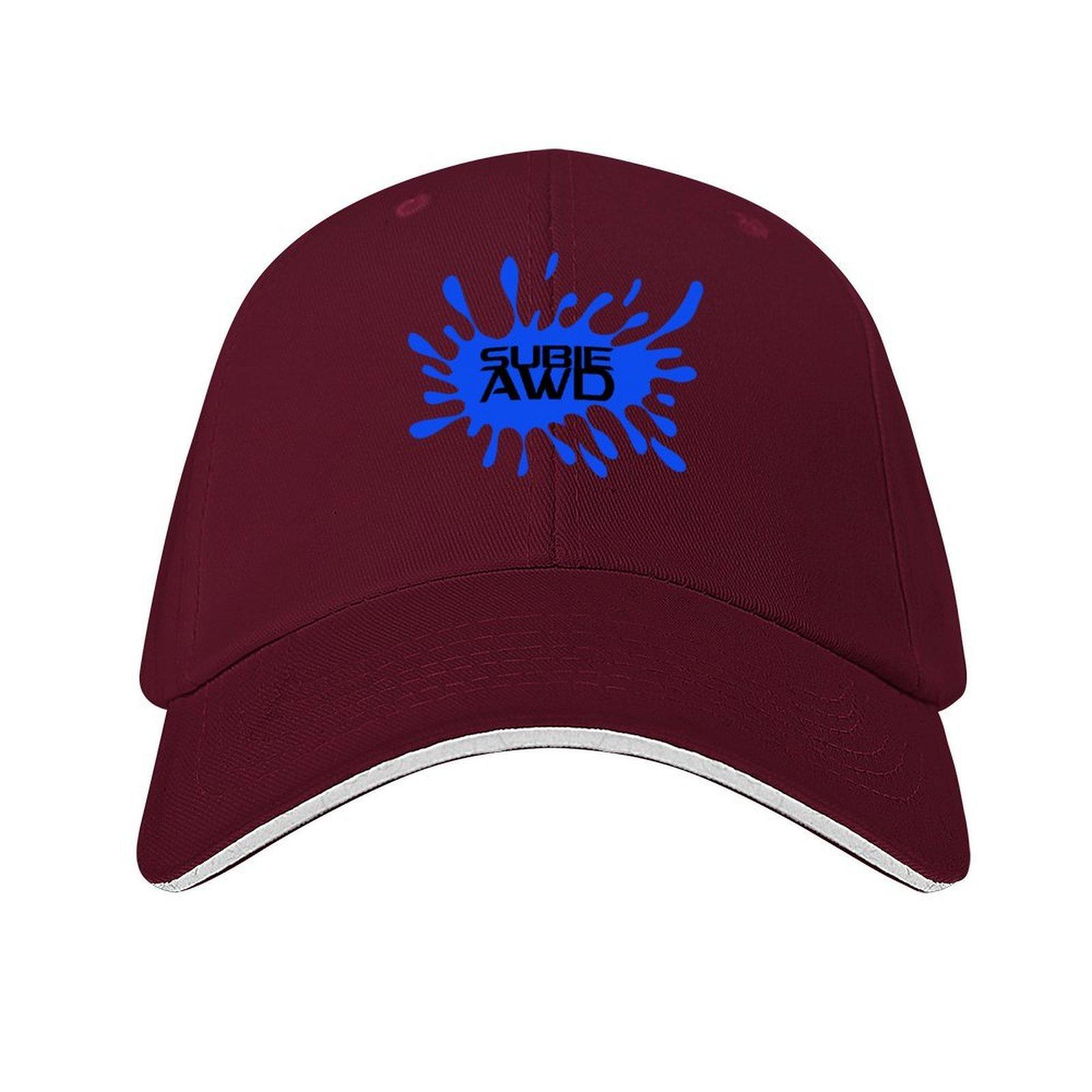 

SUBIE AWD Baseball Cap Visor black fashionable Golf Hat Man Men Hats Womens