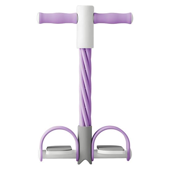 4/6-Tube Pedal Puller Resistance Band with Handle TPE Elastic Yoga Sit-up Pull Rope Men Women Pedal Tensioner Exerciser Workout Equipment