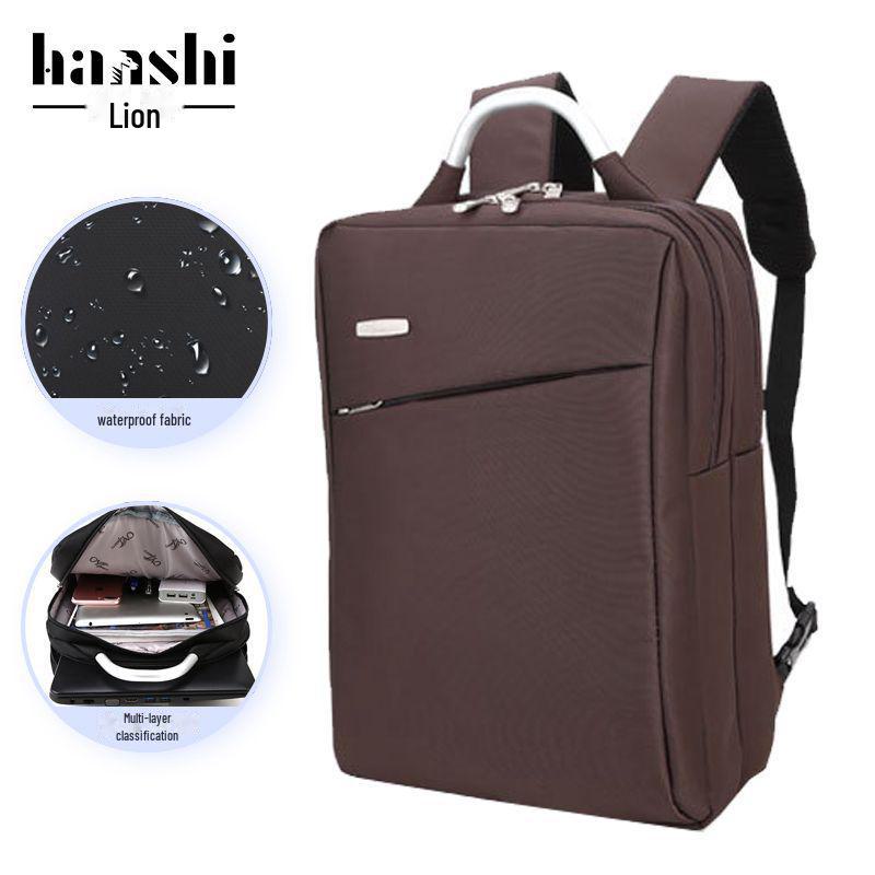 Men's Large Capacity Waterproof Business Travel Backpack