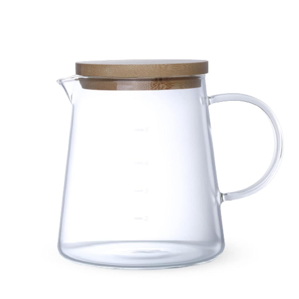 Retro Glass Coffee Drip Current Model J-kitchens Heat-Resistant Pot, 80xH112mm, 580cc,
