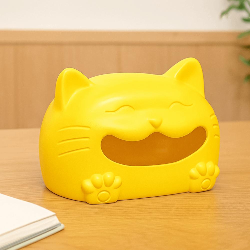 Collectible Napkin Storage Box Cartoon Animal Napkin Holder Cat Tissue Box Birthday Gift