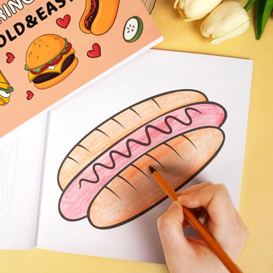 Adults Teens Coloring Book Single-Sided Pages Weird Design High-Resolution Printing Stress Relief Relaxation Drawing