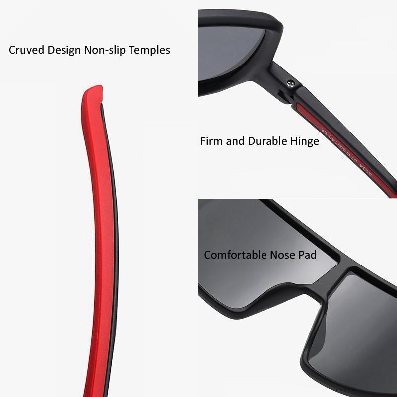 Large Frame UV400 Polarized/Photochromic Sports Cycling Bike Glasses Men Women TR90 MTB Baseball Fishing Softball Sunglasses 7